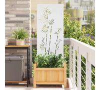 Elemento de protección visual para jardín, 50 x 140 cm, para terraza y balcón, embalaje compacto y fácil montaje