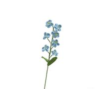 Elemento decorativo de fibra natural Forget-Me-Not para diseño de interiores ecológico y espacios de vida conscientes (azul claro)