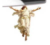 Elemento Decorativo De Jesús | Decoración Navideña Religiosa de Acrílico 2D | Decoración para Árbol de Navidad de Jesús,Para El Espejo Retrovisor Del Coche La Pared La Ventana El Dormitorio La Sala De