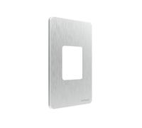 Elemento decorativo ekey dLine para hoja de puerta en gris acero...