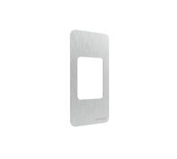 Elemento decorativo ekey dLine para tirador de puerta en gris acero...