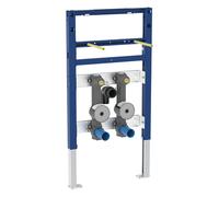 Elemento Duofix de Geberit para lavabo, 82-98cm, 2 secciones de contador de agua, llave esférica oculta y pieza en T de conexión, 111.028.00.2