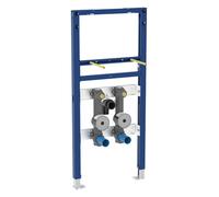 Elemento Geberit Duofix para lavabo, 112 cm, 2 secciones de contador de agua, llave esférica oculta y pieza T de conexión, 111473002 - CM