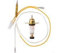 Elemento sensor de termopar de cobre con conjunto de válvula solenoide para detección y apagado de fallas de llama de estufa de gas (J)