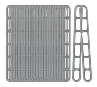 Elemento Tensor de Plástico, 25 Unidades de Elementos Tensores para Toldos Extra Fuertes, Tensor de Goma, Tensor de Goma, Correas Tensoras para Tiendas de Campaña, Tensor de Cuerda,Toldos