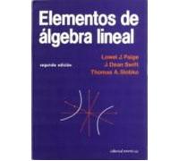 elementos de algebra lineal