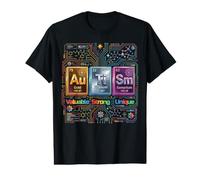 Elementos de Conciencia del Autismo Tabla periódica ASD Único Fuerte Camiseta gráfica económica