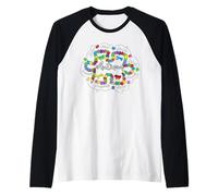 Elementos de concienciación sobre el Autismo Colorido Rompecabezas Cinta niño niño Camiseta Manga Raglan