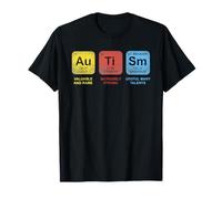 Elementos de concienciación sobre el Autismo Tabla periódica Mujeres Hombres Niños mamá Camiseta