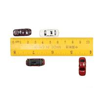 Elementos de construcción de escala Z de 25 mm x 8 mm x 6 mm para diseños de modelos 1:220, incluyendo trenes, coches y barcos, kit de 50 unidades