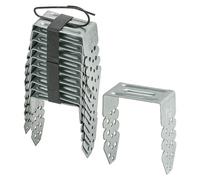 Elementos de unión (L x An x Al: 48 x 30 x 125 mm, Acero, 10 ud.)