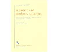 Elementos retorica literaria: Introducción al estudio de la filología clásica, románica, inglesa y alemana: 036 (VARIOS GREDOS)