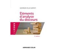 Eléments Danalyse Du Discours - 3e Éd. (ebook)