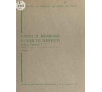 Éléments De Mathématiques À Lusage Des Économistes (1) (ebook)