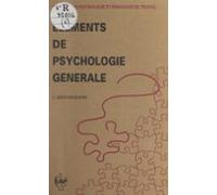 Éléments De Psychologie Générale (ebook)