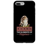 Elements of Happiness Mini Holland Lop Bunny Rabbit Lover Carcasa para iPhone 7 Plus/8 Plus