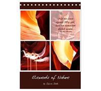 Elements of Nature - Calendario de mesa 2026 DIN A5 alto, CALVENDO