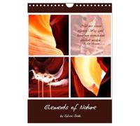 Elements of Nature (Wandkalender 2026 DIN A4 hoch), CALVENDO Monatskalender: Erleben Sie jeden Monat die verschiedenen Farben, Formen und Lichter der ... und geben Inspiration für die Seele.