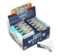 Elements Tips perforado Slim 1 caja/pantalla = 50 Cuadernos/libros/Libritos filtro Tips Caja con100 unidades 50 x 50 filtro Perforated