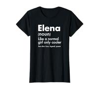 Elena como Una Chica Normal Solo Cooler Queen Nombre Camiseta