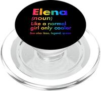 Elena como Una Chica Normal Solo Cooler Queen Nombre PopSockets PopGrip para MagSafe