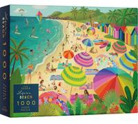 Elena Essex Rompecabezas para adultos 1000 - Life's a Beach, rompecabezas, rompecabezas, océano, cabaña de playa, surf, vacaciones, tamaño 70 x 50 cm