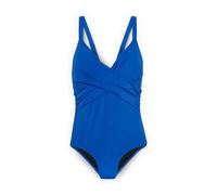 Elena Mirò - Traje de baño de una pieza drapeado - Swimwear - Mujer - Azul - 3XL -