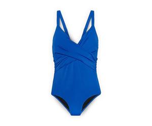 Elena Mirò - Traje de baño de una pieza drapeado - Swimwear - Mujer - Azul - XL -
