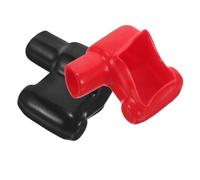 ELEOUTI 1 Par Tapas Cubiertas Terminales Batería Accesorio de Coche para Automóvil Protección Confiable Resistente a Suciedad y Fuego Aislamiento Seguro en Uso Diario