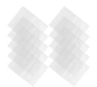ELEOUTI 10 Láminas de Celofán para Laboratorio Membrana Semipermeable, Material Resistente para Experimentos de Osmosis y Actividades Didácticas en Ciencias Escolares