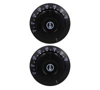 ELEOUTI 2 piezas Termostato Perilla Repuesto para Estufa Horno Cocina Control Fácil para Fogón Gas Pomos Resistentes Compatibles con Múltiples Marcas para Uso Doméstico Versátil