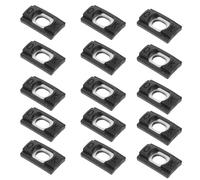 ELEOUTI 20 Unidades Limitador de Apertura para Ventana Abatible de Aluminio y Acero Inoxidable, Tope Anticolisión, Bloqueador de Seguridad Ajustable para Ventanas y Puertas Corredizas,