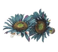 ELEOUTI 2piezas Clips para Cortinas de Girasol Abrazaderas para Sujetar Cortinas Diseño de Sol para Sala de Estar Cocina Ventana