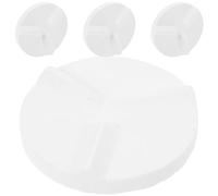 ELEOUTI 4 Piezas Herramientas de Cerámica Soporte Resistente de Aluminio para Cocer Arcilla en Horno Eléctrico Manualidades 5,5cm Diámetro Blanco