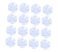 ELEOUTI 48 Piezas Ventosas Anticolisión de Doble Cara 20 Mm Transparentes para Mesas de Cristal, Almohadillas Protectoras para Superficie, Separadores para Muebles, Protección