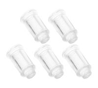 ELEOUTI 5 Piezas Accesorio para Patas de Bandeja de Báscula Electrónica 30 Kg, Nivelador de Goma Cristal, Soporte para Plato de Pesaje, Repuesto para Balanza Industrial y Científica