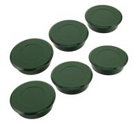 ELEOUTI 6 Piezas Funda Hoyo de Putting Green de Golf en Plástico Verde Instalación Fácil y Apariencia Profesional para Sesiones de Entrenamiento y Competiciones