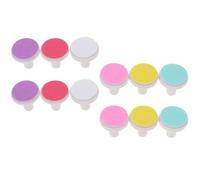 ELEOUTI Almohadillas Eléctricas para Cortar Uñas de Ñiño, 12 Piezas Cabezales de Pulido Pequeños, Material Plástico y Papel Abrasivo, Herramienta Portátil para Cuidado Seguro de Uñas