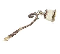 ELEOUTI Apagavelas de Mango Largo para Velas Aromáticas, Extintor de Mecha de Vela de Metal, Accesorio para Hogar 16x6x3.5 Cm, Herramienta Práctica para Apagar Llama y Cera en Bodas