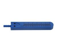 ELEOUTI Calibrador de Electrocardiograma de Metal Azul Estuche de Almacenamiento y Escala de Medición para Enfermería y Uso Médico Profesional