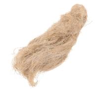 ELEOUTI Cojín Nido de Pájaro Transpirable de 40 G, Material de Anidación Reutilizable de Fibras de Cáñamo Natural, Accesorio para Nidos de Pájaros Pequeños y Loros, Forro Térmico