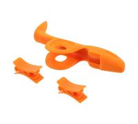 ELEOUTI Corrector de Agarre para Mástil de Violín de Silicona Naranja con Diseño Ergonómico para Principiantes, Mejora el Control del Mástil en Práctica Diaria y Estudios Musicales