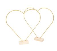 ELEOUTI de Atrapasueños Deforma 2 en Forma de con Anillos de Hierro y Base de Madera Seguro y Resistente para Bodas y Hogar