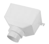 ELEOUTI Desviador de Agua de Lluvia para Bajantes de Pvc 110x75 Mm, Conector Resistente Antifulguras para Canalón Exterior, Accesorio Compatible para Drenaje y Recogida de Agua Lluvia