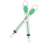 ELEOUTI Dinamómetro Mecánico de Resorte 2.5kg con Gancho y Anillo, Balanza de Resorte para Actividades Experimentales y Educativas en Aula y Laboratorio, Pack de 2 Color Color Aleatorio