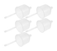 ELEOUTI Embudo de Pintura 5 Piezas para Prueba de Viscosidad, Vasos Medidores de Plástico Resistentes a Químicos, Kit de Copas para Medición Precisa de Consistencia y Grosor en Pinturas