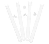 ELEOUTI Guías y Correderas para Cajones de Armario Accesorios, 4 Unidades de Rieles Deslizantes para Muebles y Almacenamiento