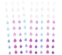 ELEOUTI Guirnalda de Lágrimas de Papel Colores Rosa, Azul y Morado 9 Piezas Accesorio Decorativo para Eventos Adorno Colgante para Bodas y Fiestas Guirnalda para Escenario y Techo