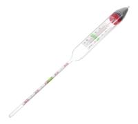 ELEOUTI Hidrómetro de Salinidad Profesional para Acuarios Marinos, Medidor Manual de Salinidad Vidrio Resistente, Sonda Sensible para Prueba Precisa de Calidad del Agua Salada