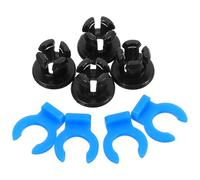 ELEOUTI Juego de 8 Piezas de Pinzas y Clips para Tubo Bowden de Impresora 3d, Plástico Resistente, Compatible Extrusor Hotend, Abrazadera Rápida para Accesorios de Impresora 3d,